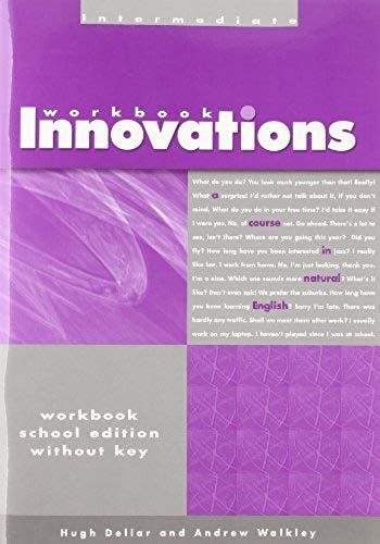 Innovations Intermed-Workbook Without Answer Key
