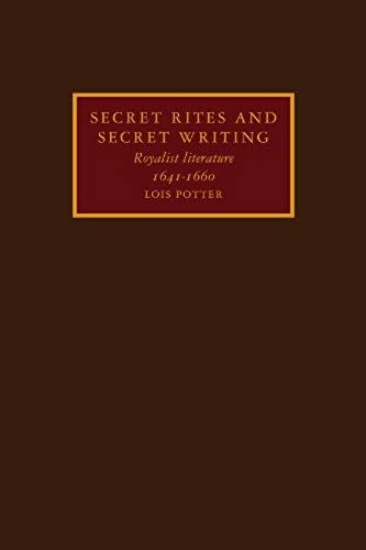 Secret Rites And Secret Writing