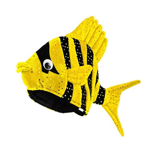 Chapeau Poisson Jaune À Rayures