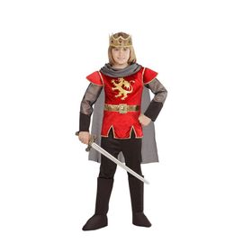Déguisement Roi Arthur Rouge Avec Cape Garçon