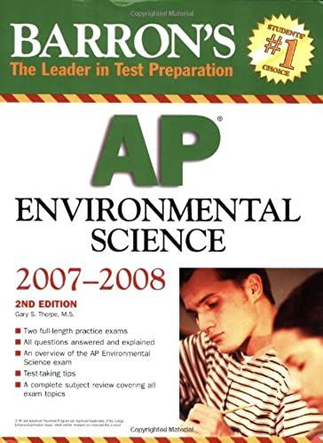 Ap Environmental Science (Barron's How To Prepare For The Ap Environmental Science Exam) (Barron's Ap Environmental Science)