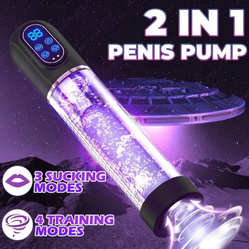 Pompe À Pénis Électrique Étanche Ipx7 Pour Hommes, Jouets Sexuels Pour Adultes, Agrandisseur De Bite, Érection, Agrandissement Du Pénis, Mastjaune, Jouets Sexuels Pour Hommes Manual Type