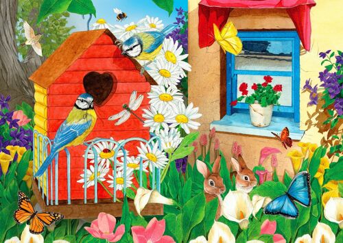 Birdhouse Garden - Puzzle 1000 Pièces
