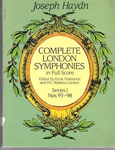 Complete London Symphonies In Full Score, Series 1