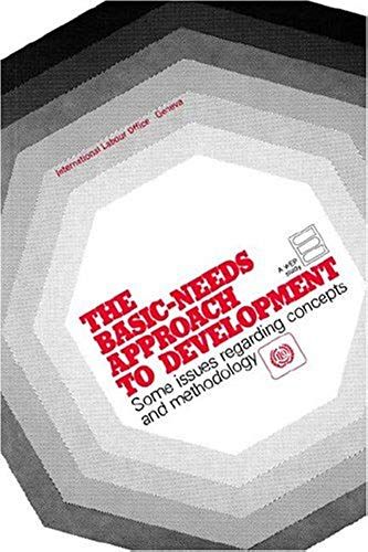 The Basic-Needs Approach To Development. Some Issues Regarding Conceptds And Methodology