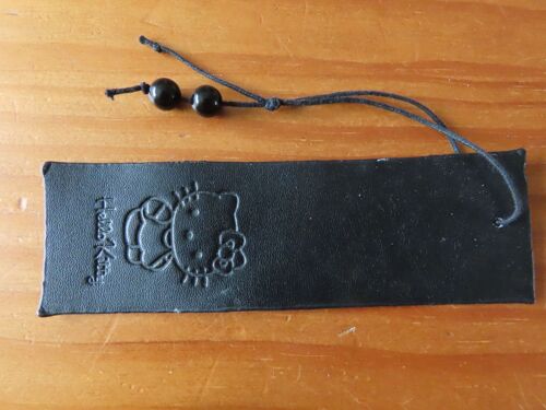 Marque Page Hello Kitty Noir En Skaï