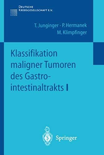 Klassifikation Maligner Tumoren Des Gastrointestinaltrakts I