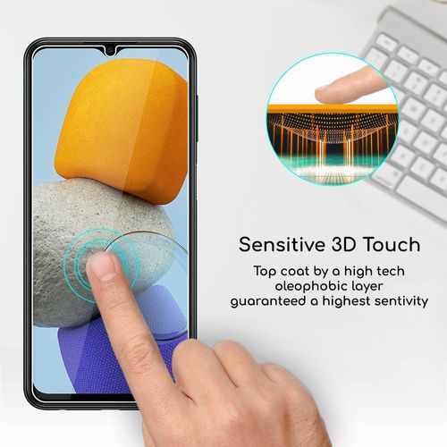 Ebeststar - {Pack X2} Verre Trempé Samsung Galaxy M23 5g, Galaxy M13 Film Protection Ecran Anti-Rayure, Pose Sans Bulles [Dimensions Precises Smartphone : 165.5 X 77 X 8.4 Mm, Écran 6.6'']