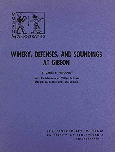 Winery, Defenses, And Soundings At Gibeon