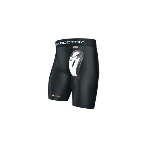 Short De Compression Avec Coquille De Baseball Shock Doctor Bioflex Cup Pour Adulte