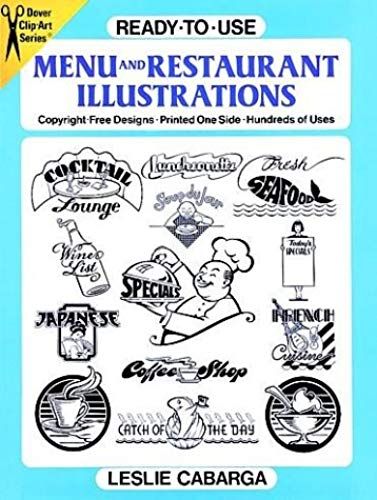 Ready-To-Use Menu And Restaurant Illustrations (Clip Art)