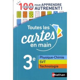 Physique-Chimie, Svt, Technologie 3e - 100 Fiches Quiz Pour Apprendre Autrement