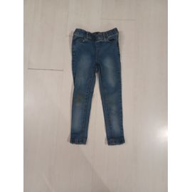 Pantalon Jean Bleu, Taille Elastique, Enfant 6 Ans