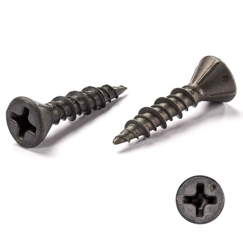 Vis pour plaques de plâtre de haute qualité | 3,9 x 19 mm 500 pièces | Vis pour plaques de fibrociment, vis pour construction sèche, vis à bois, vis universelles | Produit en Allemagne