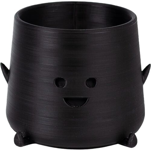 Kalanka-Pot De Fleurs Smira Smiles (6 Cm, Noir)