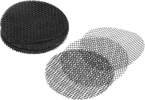 Kalanka-Grille En Maille Pour Trou De Pot De Fleur, Lot De 50, Diamètre 2 Pouces, En Plastique Résistant, Noir