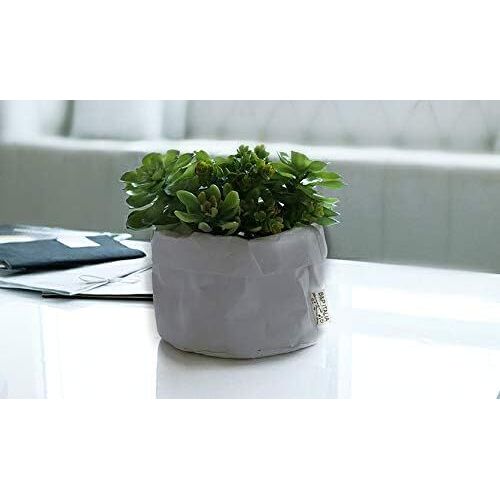 Kalanka-Sac Cache-Pot Pour Plantes En Fibre De Cellulose, Havane 19x12cm Gris