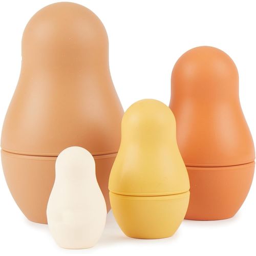 Bieco Silicone Matroschka pour les Enfants Chocolate Bliss | Jeux Bébé 1 An Poupee Russe Jeux Educatif 1 An Jouet 1 An Jouets D'activité et de Développement Jeu Bebe 1 An Poupée Russe Jeux 1 An