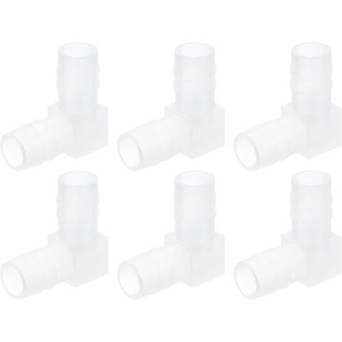 Kalanka-Tuyau Coudé À 90 Degrés De 3/8 Pouces, 6 Pièces, Connecteur De Valve D'air D'aquarium En Forme De L, Pour Conduite D'air D'étang De Réservoir De Poissons