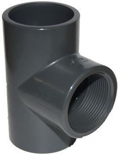 Kalanka-T-Stuk Pvc 90gr 50 X 1/2 Inch X 50 Mm (Lm X Bi Dr X Lm) 10 Bar