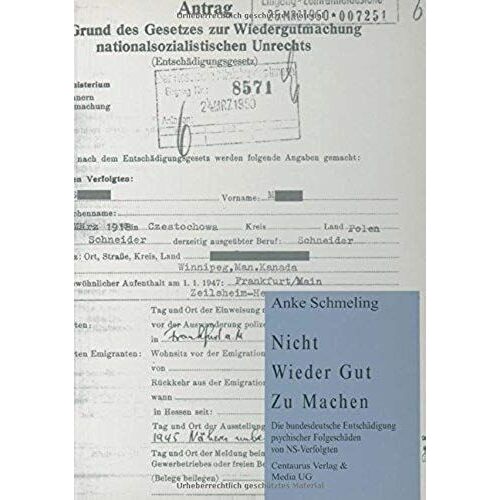 Nicht - Wieder Gut - Zu Machen
