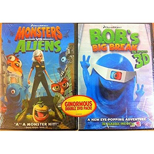Paramount Monsters Vs Aliens-Ginormous [Dvd/2 Discs/Side/Bobs Big Break 3-D]