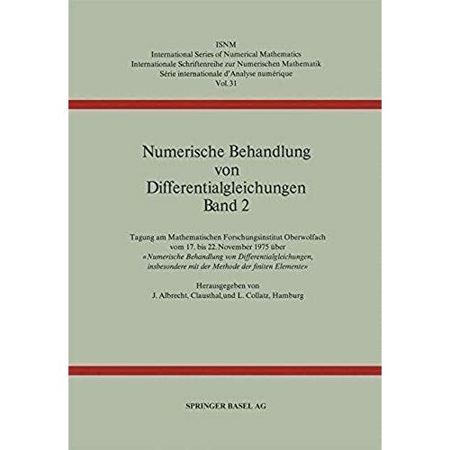 Numerische Behandlung Von Differentialgleichungen Band 2