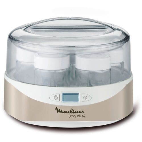 MOULINEX Yaourtière 7 pots 160 ml, Couvercle dateur, Yaourts maison YG231E32