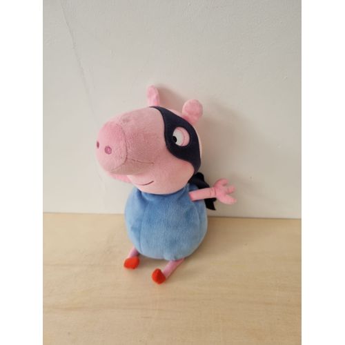 Doudou Peluche Peppa Pig Masqué Et Sa Cape Ty