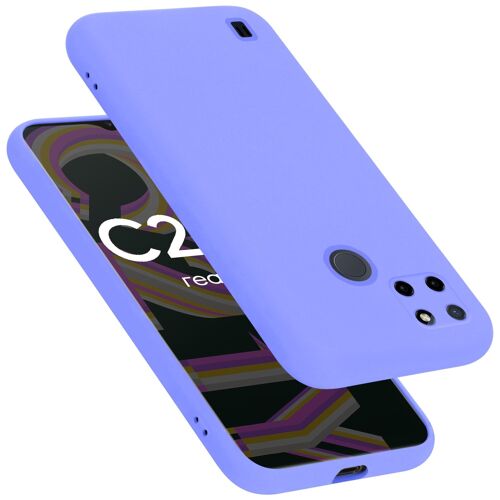 Cadorabo Housse compatible avec en LIQUID LIGHT PURPLE - Étui de protection en silicone TPU flexible