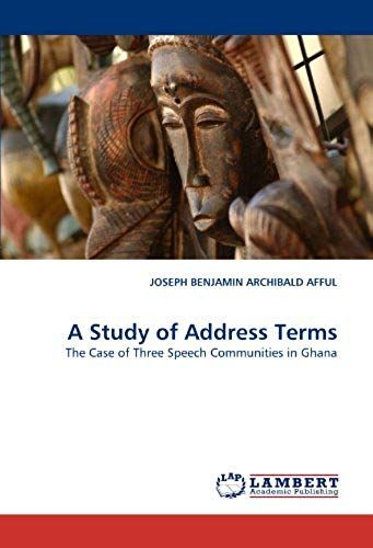 A Study Of Address Terms