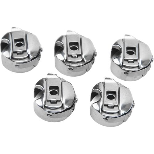 Boîtier de Canette pour Machine à Coudre en Acier Inoxydable, Boîtier de Canette Industriel, 5pcs un Boîtier de Support de Canette