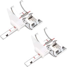 Lot de 2 Pieds de Biche Réglables pour Machine à Coudre Tige Basse Brother, Singer, Janome, Juki, New Home
