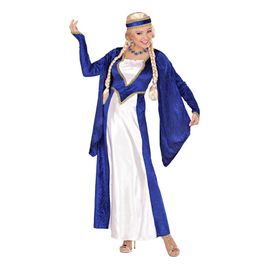 Déguisement Reine Renaissance Velours Bleu Femme