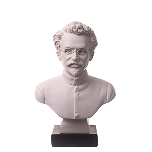 buste / statue en marbre du communiste soviétique / russe Léon Trotsky 16 cm