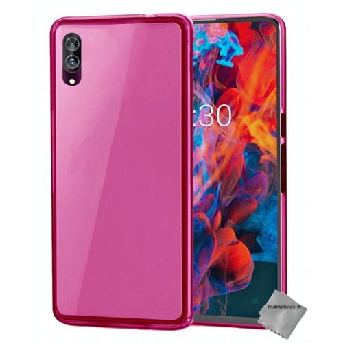 Housse etui coque pochette silicone gel fine pour Archos Diamond + film ecran - ROSE