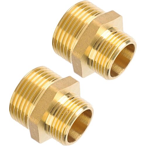KALANKA-2 pièces Réduction 3/4 à 1/2, flexible 3/4 pouce à 1/2 pouce, pièce de réduction, pour pièces de réduction de tuyaux d'eau (20 x 25 mm)