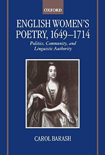English Women's Poetry, 1649 - 1714