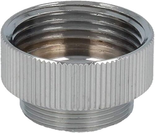 KALANKA-617510 - Réducteur de qualité supérieure - Filetage intérieur 3/4" vers filetage extérieur 1/2" en chrome - Adaptateur chromé pour réduire à 1/2 pour tuyaux de douche en laiton