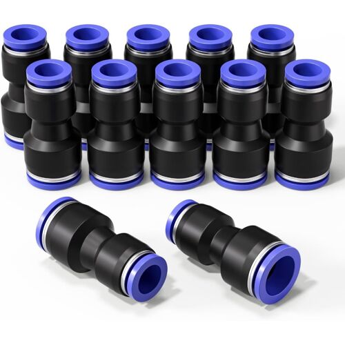 KALANKA-12 Pcs 4mm à 8mm diamètre pneumatique réducteur Push adapter raccord réducteur rapide (PG4-8)