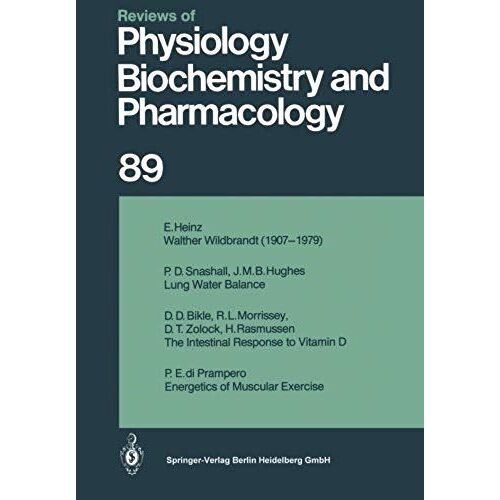 Ergebnisse Der Physiologie, Biologischen Chemie Und Experimentellen Pharmakologie
