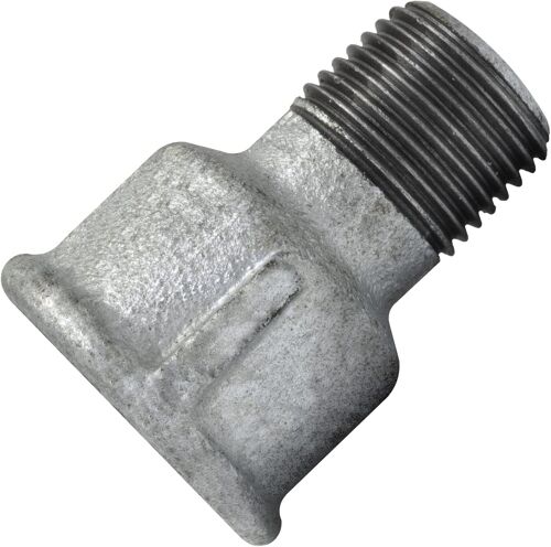 KALANKA-- C65067 - Manchon réduction mâle-femelle 1/2'' x 3/4 '' zingué - en fonte - raccord de tuyau fileté à visser - accessoire plomberie-chauffage travaux installation d'eau potable alimentation