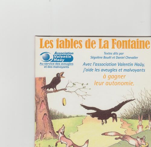 Cd Les Fables De La Fontaine Le Corbeau Et Le Renard La Cigale Et La Fourmi Le Lievre Et La Tortue Le Lion Et Le Rat