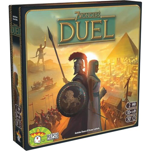 7 Wonders Duel ¿ Jeu De Stratégie 2 Joueurs, Dès 10 Ans, Environ 30 Minutes, Développement De Civilisation