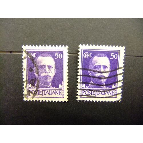 L 122 Italia Italie 1929 1930 / Victor Emmanuel Iii Rey De Italia / Yvert 232 Fu