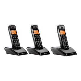 Motorola Startac S1203 - Téléphone sans fil avec ID d'appelant/appel en instance - DECT\GAP - (conférence) à trois capacité d'appel + 2 combinés supplémentaires