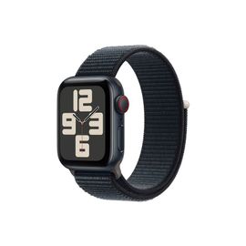 Apple Watch SE (GPS + Cellular) - 2e génération - 40 mm - aluminium minuit - Montre connectée avec bracelet sport - textile - minuit - taille du poignet : 130-200 mm - 32 Go - Wi-Fi, LTE...