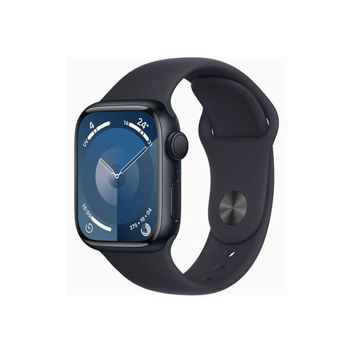 Apple Watch Series 9 GPS - Boîtier Aluminium 41 mm Minuit - Bracelet S/M