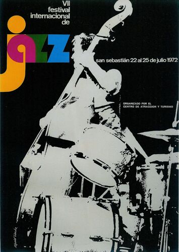 Affiche Festival International Jazz 1972