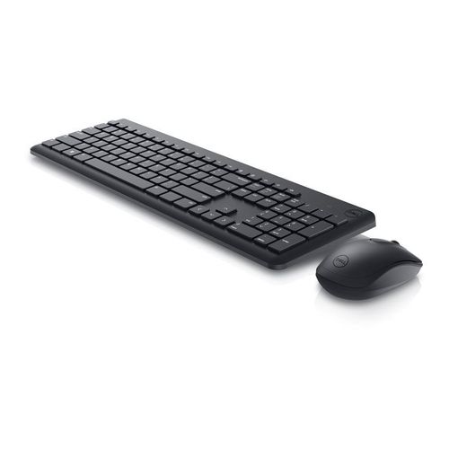 Dell Keyboard and Mouse KM3322W - Ensemble clavier et souris - sans fil - 2.4 GHz - AZERTY - Français - noir - avec 3 years NBD Advance Exchange